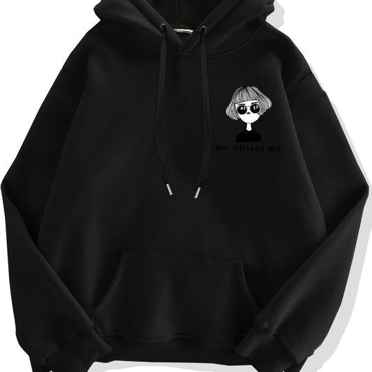Graphic Print Crew Neck Pullover Sweatshirt Women's Clothing