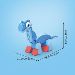 Dragon Series Toy Particle Building Blocks Ankylosaurus Model