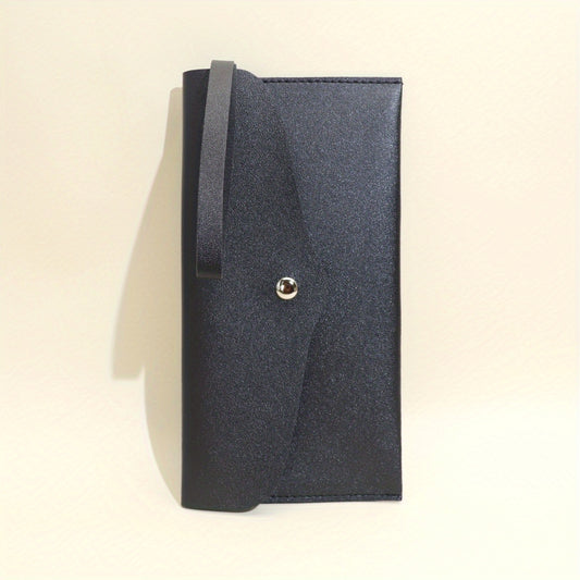 Makeup Brush Bag Portable Travel PU Leather Clutch Makeup Bag