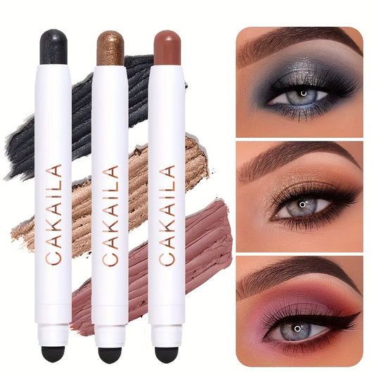 Creamy Eyeshadow Stick Shimmer Eyeshadow Pencil Crayon 2 In 1