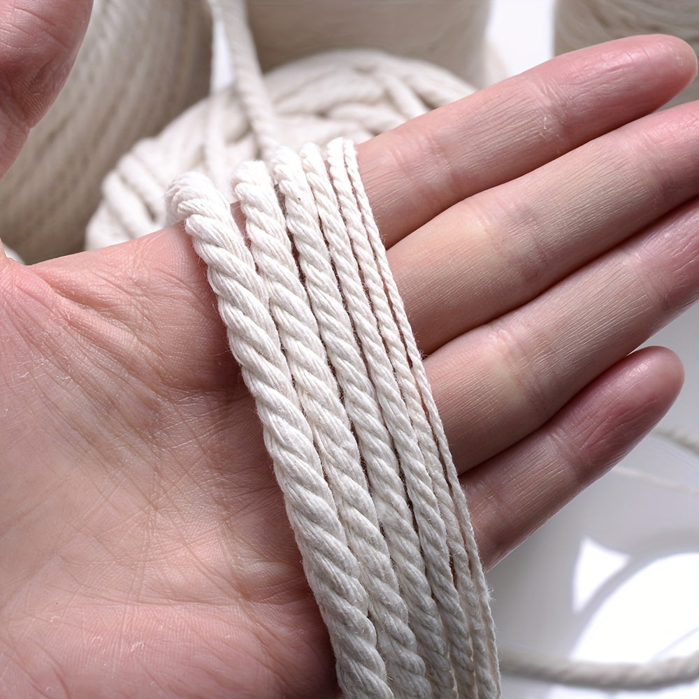 Twisted Rope Macrame Fabric Cord Twine String DIY Craft Knitting