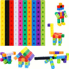 200pcs Structural Square Block Set for Counting Sorting and Building