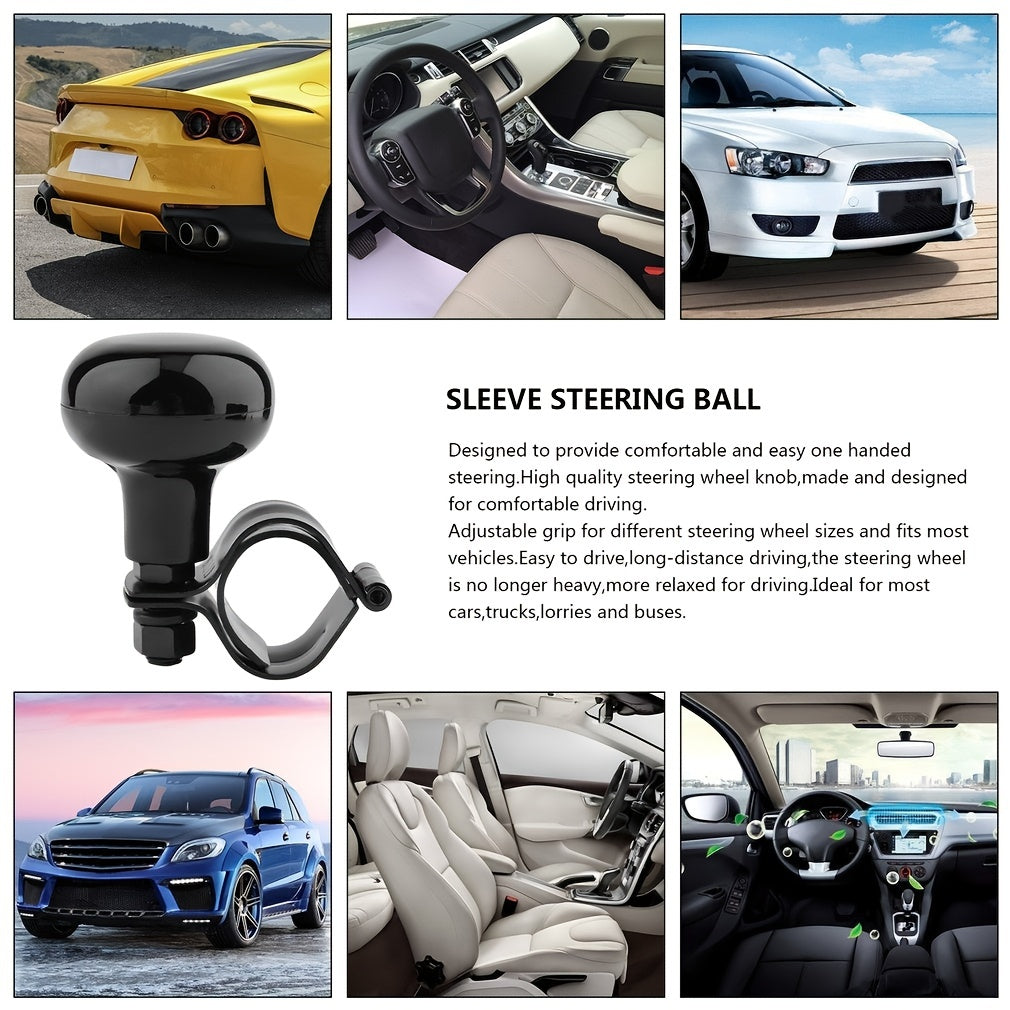 Car Steering Wheel Power Handle Ball Car Grip Knob Turning Helper