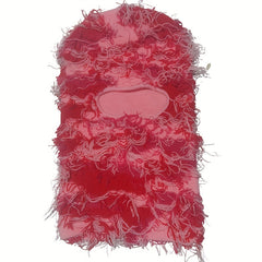Distressed Knitted Full Face Mask Ski Shiesty Mask Camouflage Fleece Mask