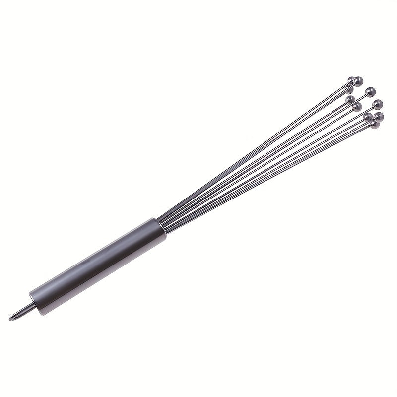 Stainless Steel Ball Whisk Handheld Egg Beater Sauce Stirrer Blender