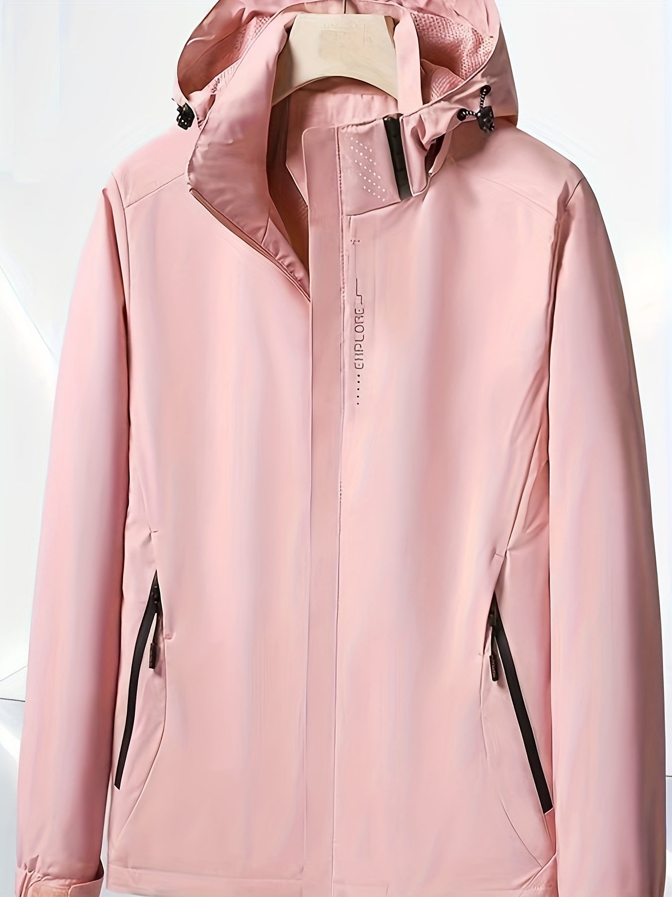 Women's Windproof Outdoor Sports Jacket with Removable Hat