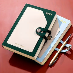 A5 Round Buckle Notebook 180 Sheets Multiple Colors