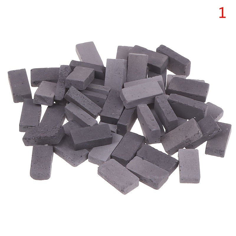 Mini Red Brick Micro Landscape Sand Table Architecture Student Scene