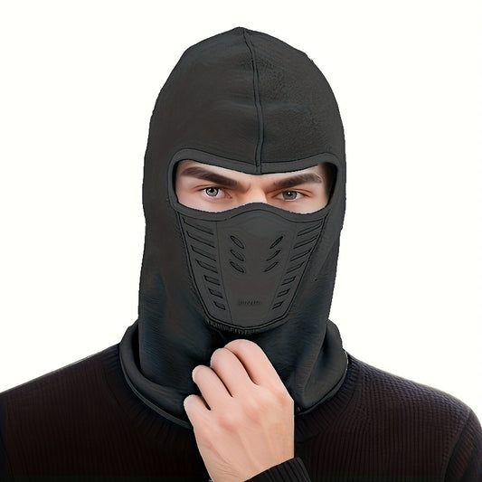 Winter Fleece Hat Neck Gaiter Face Protection Windproof Hat