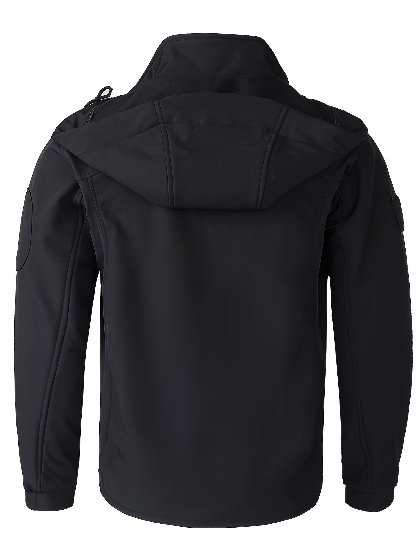 Men's Outdoor Windbreaker Jacket Hooded Waterproof Warm Climbing Jacket