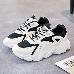 Women's Mesh Platform Sneakers Casual Lace Up Outdoor Shoes