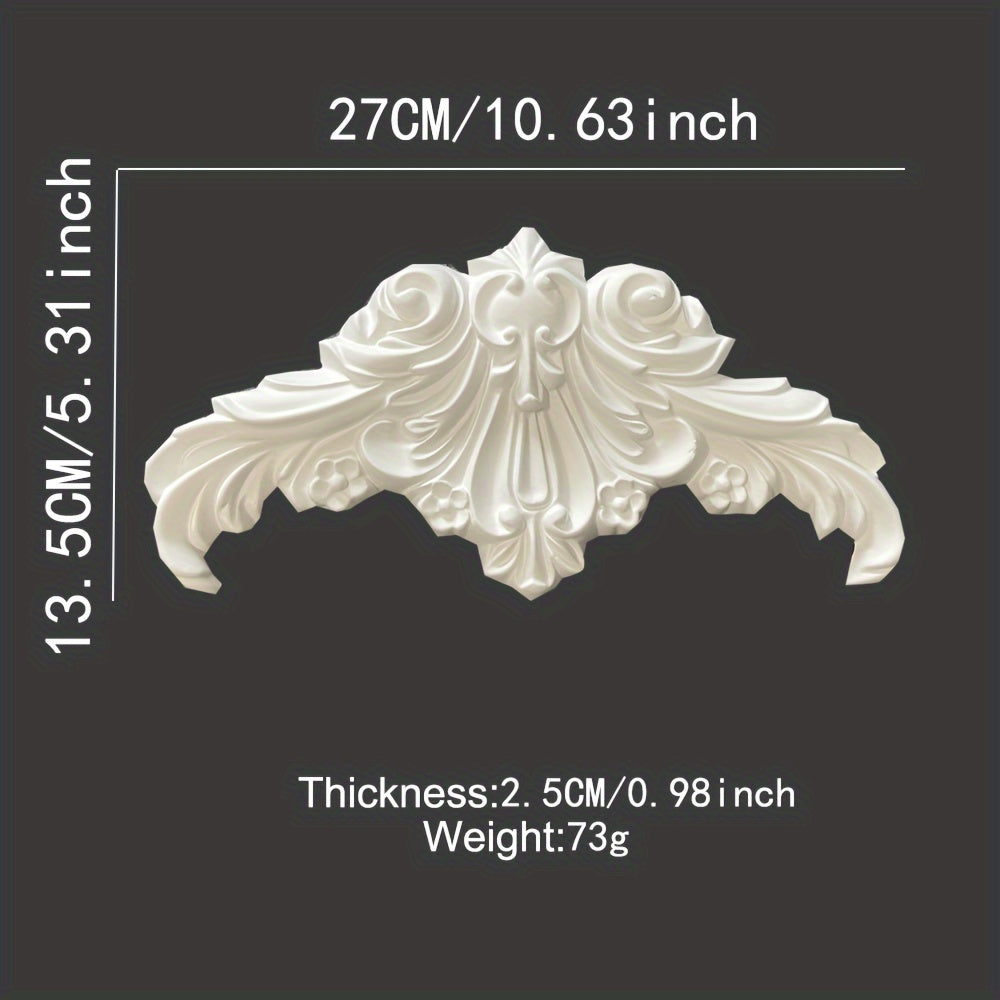 French Ceiling Pu Corner Flower Decorative Line Semicircular Line