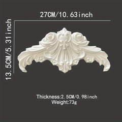 French Ceiling Pu Corner Flower Decorative Line Semicircular Line