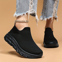 Mesh Breathable Slip On Casual Running Shoes