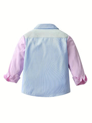 Toddler Boys Long Sleeve Button Down Shirt
