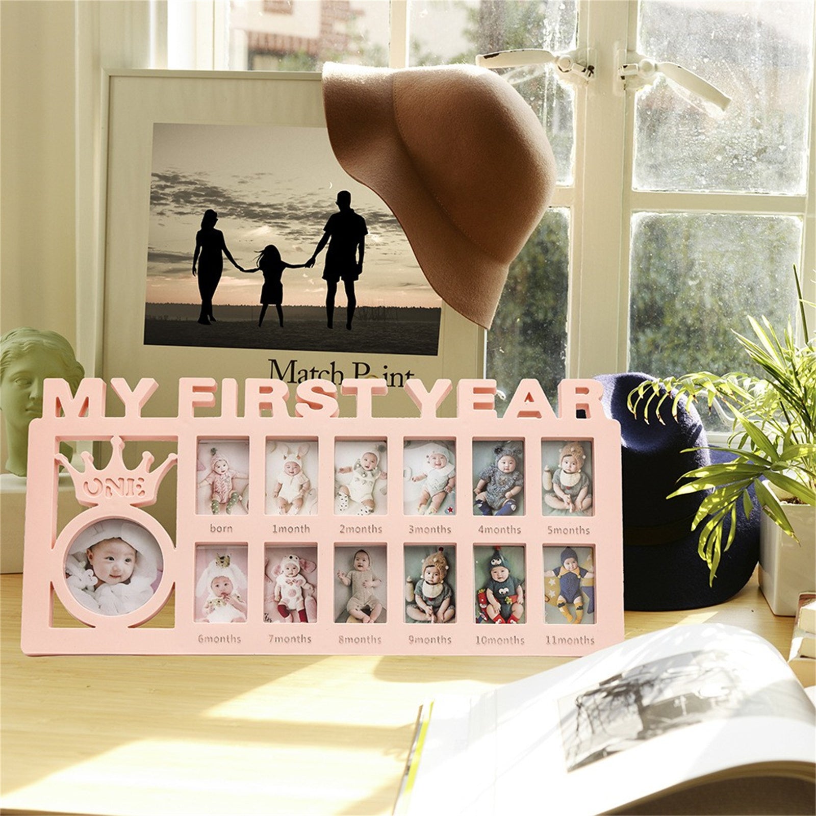 Baby Growth Record Photo Frame - Creative & Durable Material