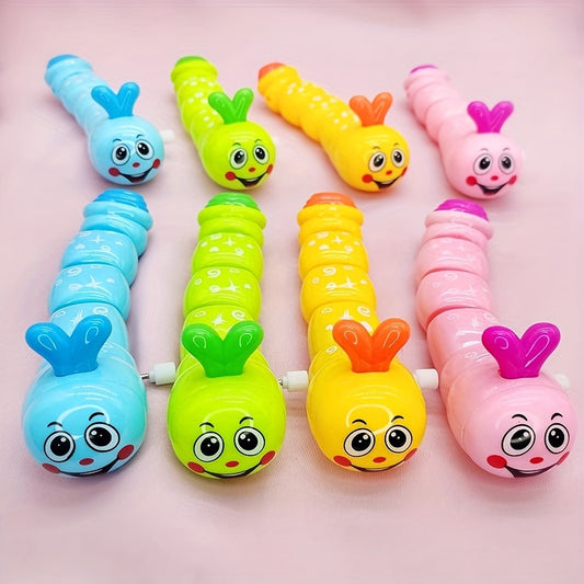 Colorful Clockwork Crawling Toys for Kids, Twistable Bodies, Fun Gift