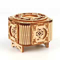 DIY Wooden Music Box Assembly Kit - Creative Gift for Girlfriend