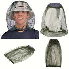 4 Pack Lightweight Mosquito Head Net Hat for Outdoor Activities