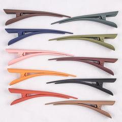 10 Pcs Large Frosted Duckbill Hairpins Hair Accessories Set