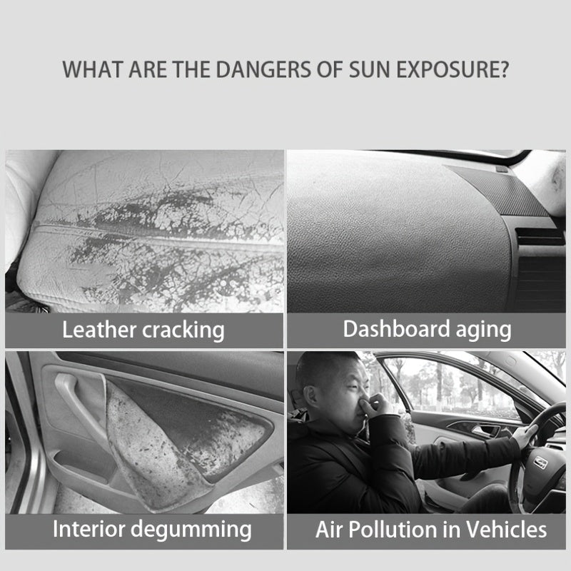 Car Sun Shade Curtain Sunscreen Heat Insulation Blackout