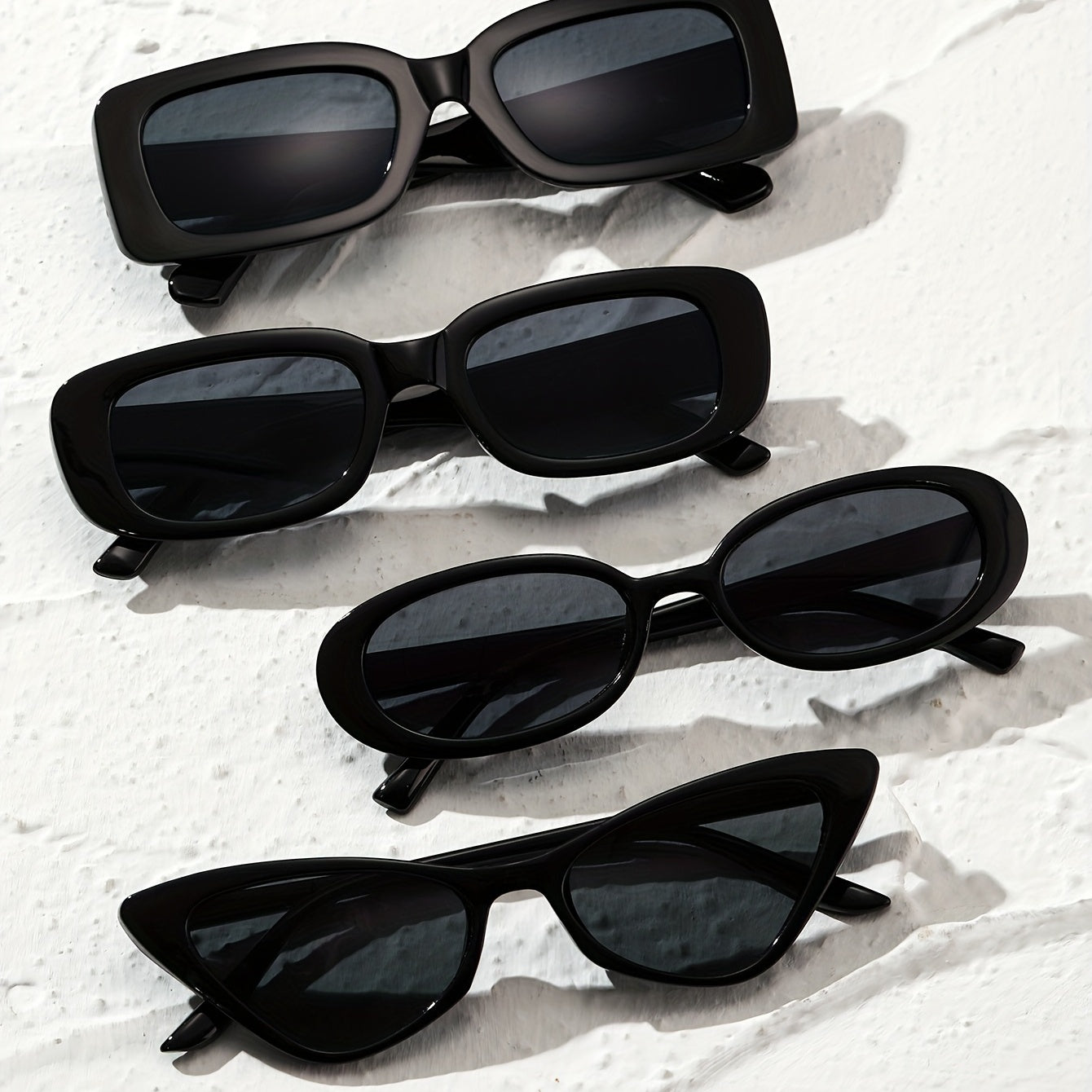 4 Pairs Sunglasses UV400 Sun Shades for Women Men