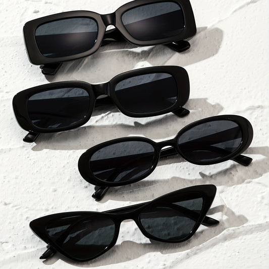4 Pairs Sunglasses UV400 Sun Shades for Women Men