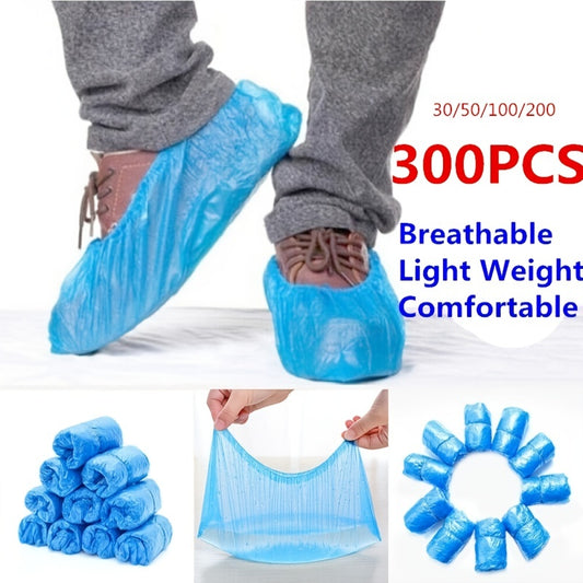 100PCS Medical Waterproof Shoe Covers Disposable Overshoes Mud-proof