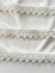 Lace Trim Solid Skirt Stretch Half Slips Petticoat Women's Underwear