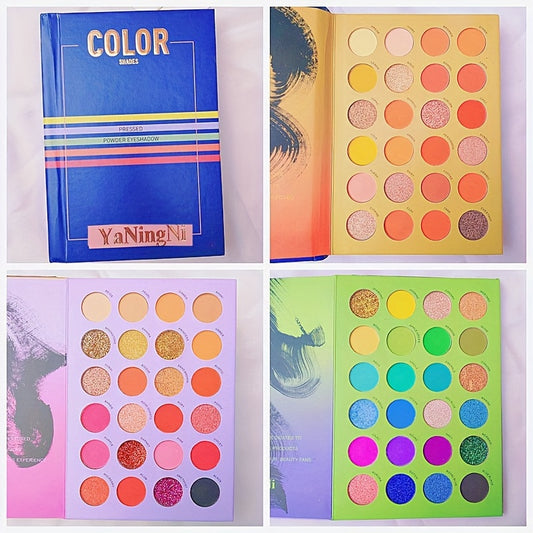 72 Colors Eyeshadow Palette Three Layers Book Eyeshadow