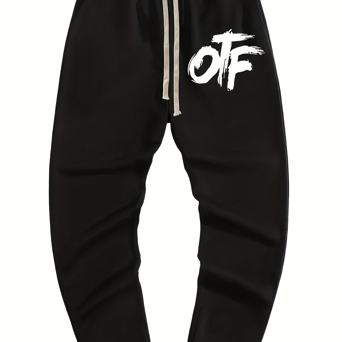 Men's Letter Print Joggers Casual Loose Fit Pants