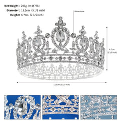 Rhinestone Crown Hairband Tiara Party Decorations