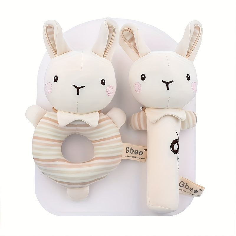 Baby Toddler Hand Rattle Hand Crank Plush Toy