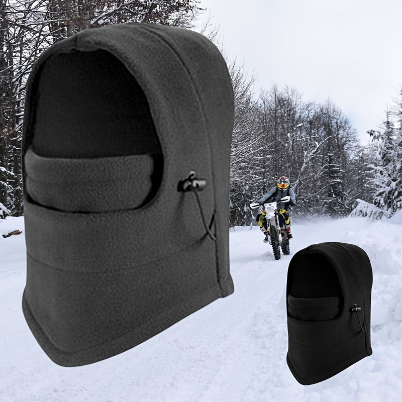 Solid Warm Balaclava Hat for Outdoor Activities