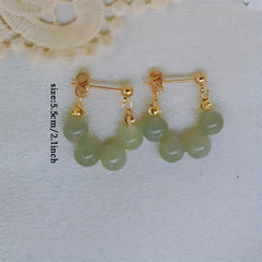 Gentle Temperament Ear Clip Chinese Style Earrings