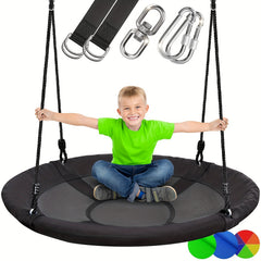 Saucer Swing Outdoor Tree Swing With Hang Kit