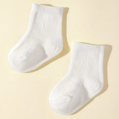10Pairs Baby Cotton Blend Short Crew Socks for Four Seasons