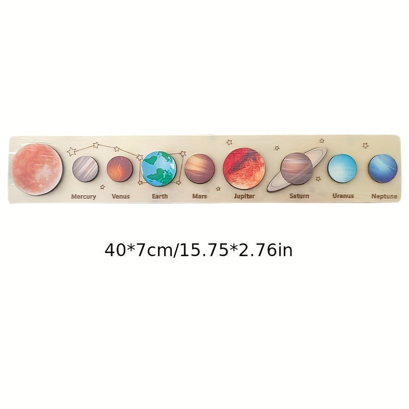 Solar System 8 Planet Puzzle Matching Board for Kids