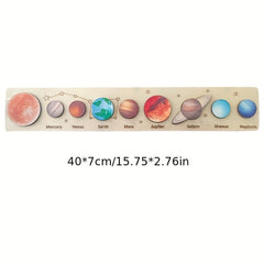 Solar System 8 Planet Puzzle Matching Board for Kids