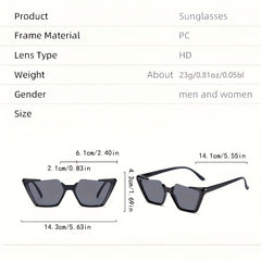 Y2K Irregular Sunglasses Hiphop Anti Glare UV400
