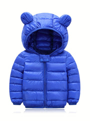 Boys Warm Coat Hooded Zipper Winter Jacket