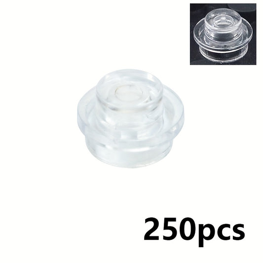 250pcs Building Blocks Plate Round 1x1 Dot DIY Bricks Toy