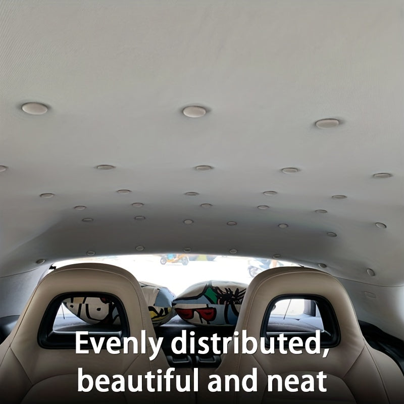 40pcs Car Interior Roof Buckles Headliner Ceiling Cloth Fixing Screw