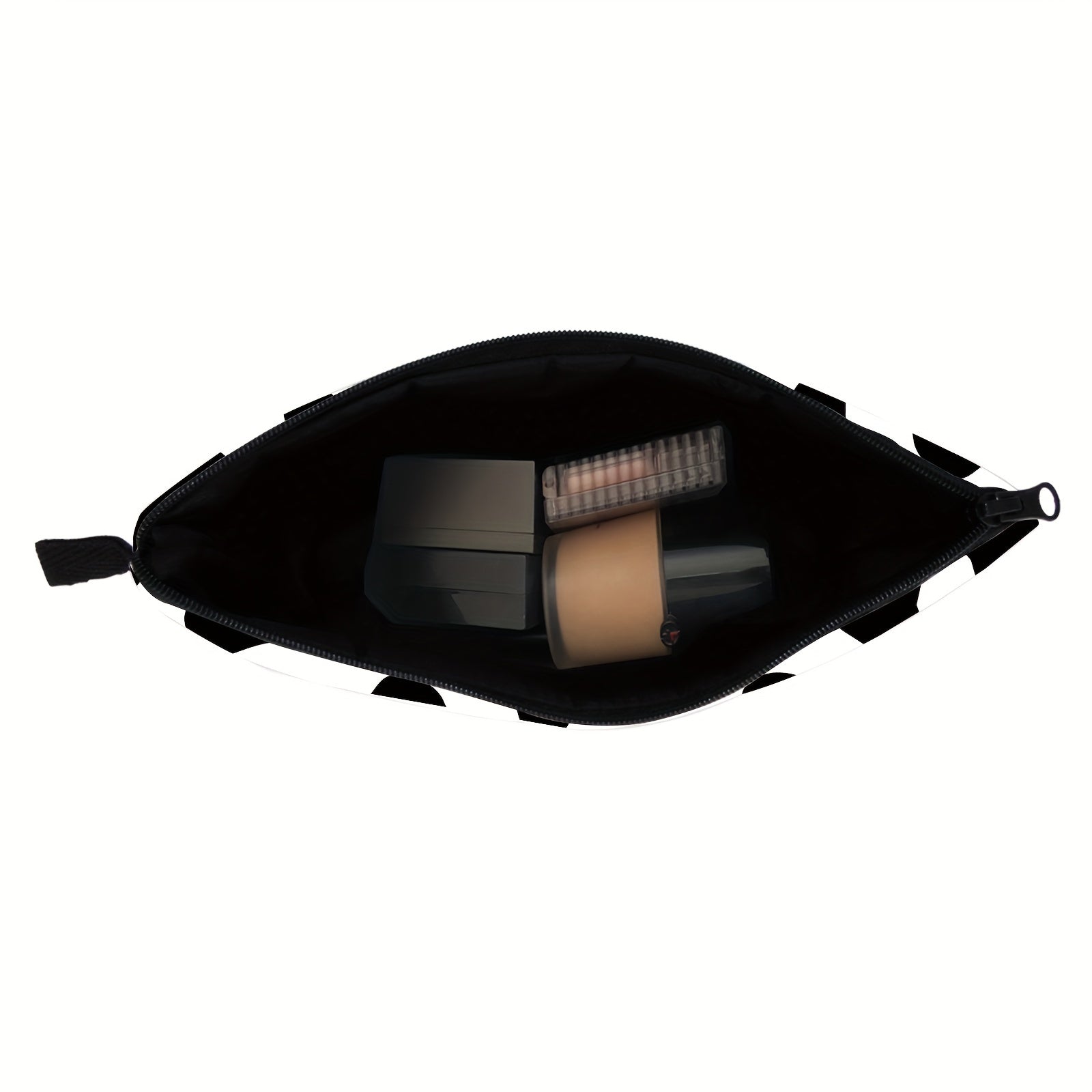 Cow Print Makeup Bag Travel Cosmetic Organizer Clutch Toiletry Storage