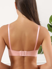 Comfortable Solid T Shirt Bra Push Up Bra Women's Lingerie