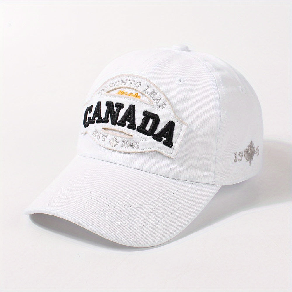 CANADA Maple Leaf Baseball Cap Embroidery Unisex Cotton Dad Hats