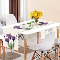 Polyester Rectangle Table Runner Balinese Pleated Holiday Decoration