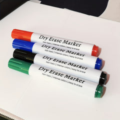 4 Pack Dry Erase Markers Instant Dry Vibrant Colors Green Red
