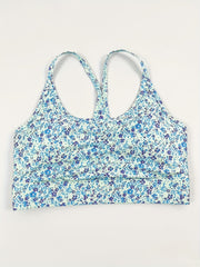 Floral Print Ruched Bra & Yoga Leggings Set