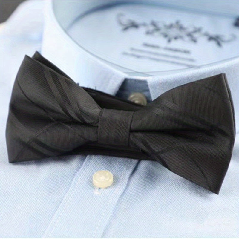 Adjustable Men's Bow Tie UK Formal Shirt Wedding Groom Groomsmen